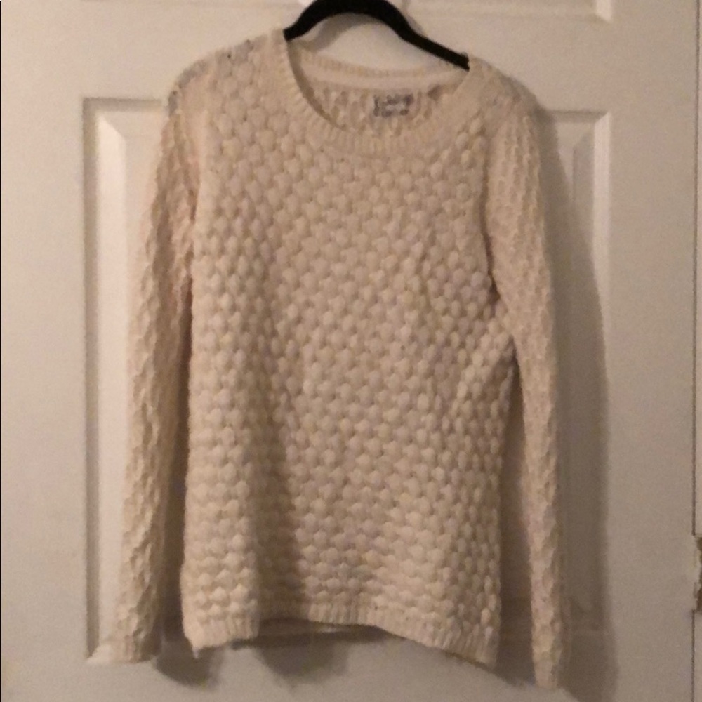 Cream sweater